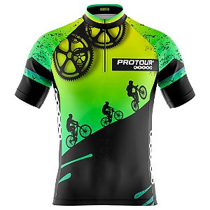 Camisa Ciclismo Masculina Pro Tour Respeite O Ciclsita Dedrade Com Bolsos UV 50+