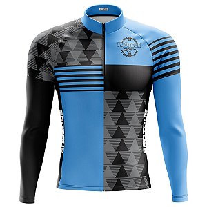 Camisa de Ciclismo Masculina Manga Longa Pro Tour