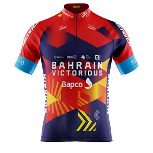 Camisa Ciclismo Masculina Manga Curta Pro Tour Bahrain