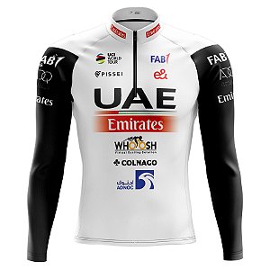 Camisa Ciclismo Masculina Manga Longa Pro Tour UAE