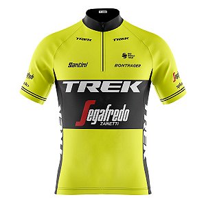 Camisa Ciclismo Masculina Equipe Trek Segafredo Com Bolsos Uv 50+