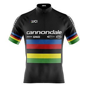 Camisa Ciclismo Mtb Cannondale Campeão Mundial Dry Fit Proteção UV+50