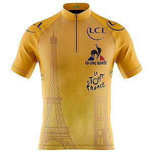 Camisa Ciclismo Moutain Bike Tour De France Dry Fit Proteção UV+50