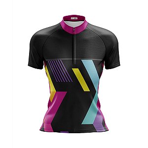 Camisa de Ciclismo Feminina Brasil Estrela Manga Curta Way