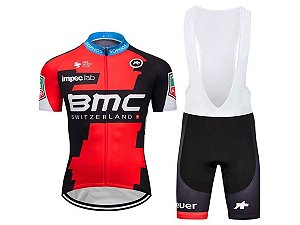 Conjunto Ciclismo Bretelle e Camisa BMC