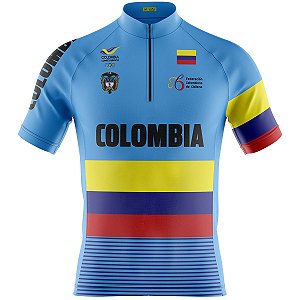 Camisa Ciclismo Masculina Manga Curta Mountain Bike Colômbia UV+50