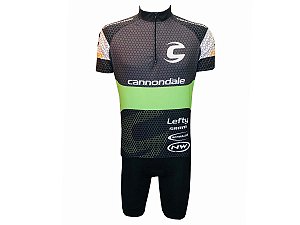 Conjunto Ciclismo Bermuda com Bolso e Camisa Cannondale