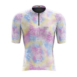 Camisa Ciclismo Mountain Bike Feminina Tie Dye