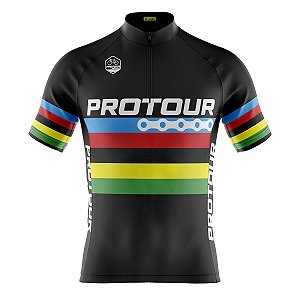 Camisa Ciclismo Mountain Bike Pro Tour UCI Dry Fit Proteção UV+50