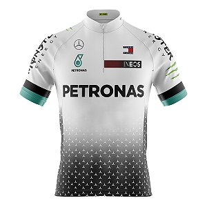 Camisa Ciclismo Mountain Bike F1 Petronas Dry Fit Proteção UV+50