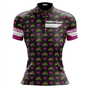 Camisa Ciclismo Mountain Bike Feminina Bicicletinhas