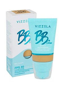 VIZZELA - BB Cream 10 em 1 - Cor 04 - Uva/uvb-fps30 - Vegano Sem Parabenos