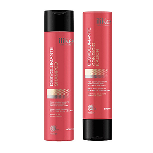 ILIKE PROFESSIONAL - DESVOLUMANTE Kit Shampoo + Condicionador - Vegano