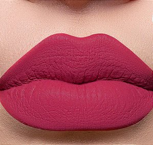 VIZZELA - Batom Bala Matte Cor 05 Livre Rosa Pink Fechado - Vegano Sem Parabenos