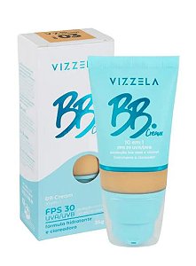 VIZZELA - BB Cream 10 em 1 - Cor 03 - Uva/uvb-fps30 - Vegano Sem Parabenos