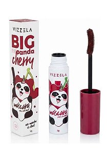 VIZZELA - Rímel Máscara para Cílios BIG NO PANDA CHERRY BORDÔ - Natural Vegano