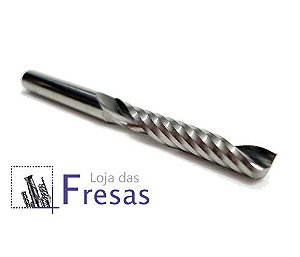 Fresa de 1 corte helicoidal - 4mm - Metal duro