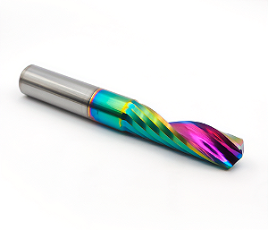 Fresa de 1 corte helicoidal - 12mm - Metal duro c/ DLC
