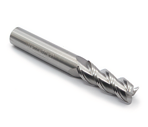 Fresa de 3 cortes helicoidais - 8mm - Metal duro - HRC55