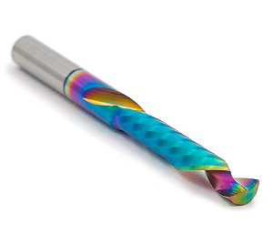 Fresa up&down 1 corte helicoidal 4,0mm - Metal duro c/ DLC