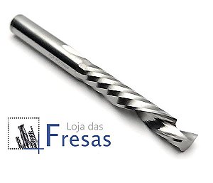 Fresa up&down 1 corte helicoidal 6,0mm - Metal duro