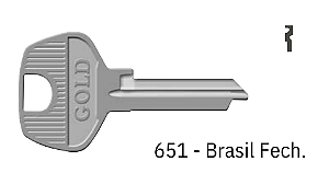 Chave Yale 651 Brasil ( Unidade )