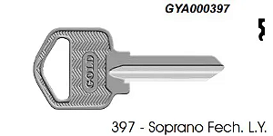 Chave Yale 397 Soprano ( Unidade )
