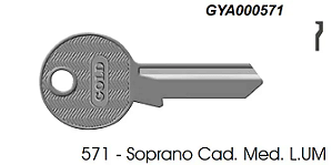 Chave Yale 571 Soprano ( Unidade )