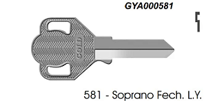 Chave Yale 581 Soprano ( Unidade )