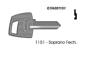 Chave Yale 1151 Soprano ( Unidade )