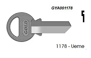 Chave Yale 1178 Ueme ( Unidade )