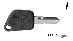 Chave Auto 537 Peugeot ( Unidade )