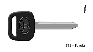 Chave Auto 679 Toyota ( Unidade )