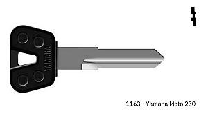 Chave Moto 1163 Yamaha ( Unidade )
