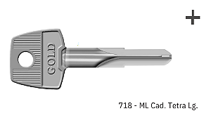 Chave Tetra 718 Milano ( Unidade )