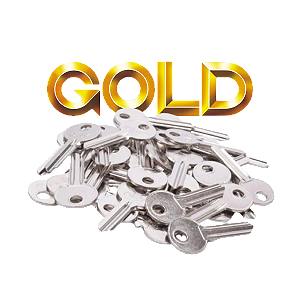 Kit De Chaves Virgens Gold Yale 500 Unidades