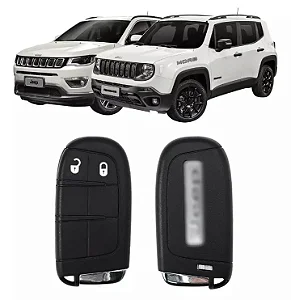 Chave Carcaça Jeep Compass 2 botões