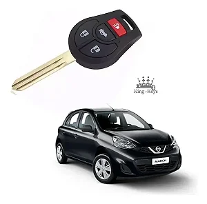 Chave telecomando Nissan March Tidda Versa 4 Botões