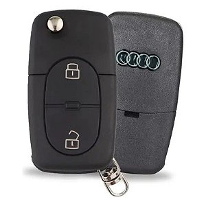 CHAVE CANIVETE CARCAÇA OCA 2 BOTÕES AUDI A3 Bateria 2032