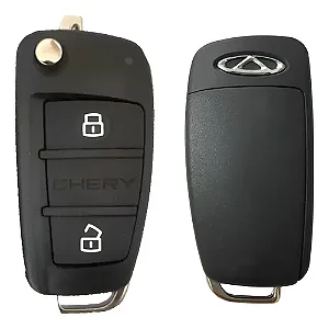 Carcaça Original Chave Canivete Chery Tiggo - Com Lâmina