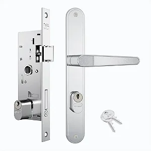 Fechadura Externa Stam Perfil Ferro Cromada 501-502/33 27mm