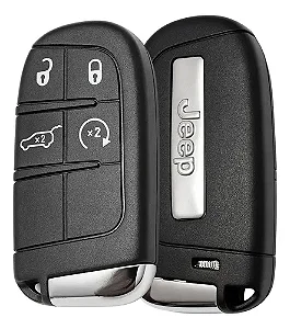 Chave Carcaça Jeep Compass 4 botões