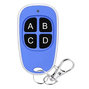 Controle de portão Clonador 433 MHz Azul
