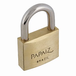 Cadeado com Chave Simples 45mm Latão Dourado