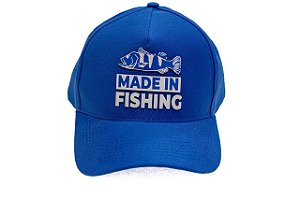 Boné Classic Edition Made in Fishing ® - Original - Azul (PREMIUM)