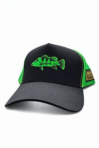 Boné MF Edition Tucunaré ® - Original - Preto/Verde