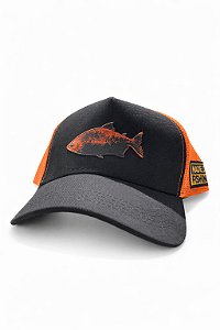 Boné MF Edition Tambaqui ® - Original - Preto/Laranja