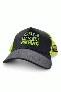 Boné MF Edition Classic ® - Original - Preto/Amarelo Neon