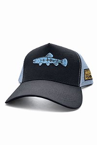 Boné MF Edition Traíra ® - Original - Preto/Azul Bebê