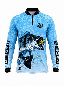 Camisa De Pesca Made In Fishing UV50+ (Tucunaré Azulão)